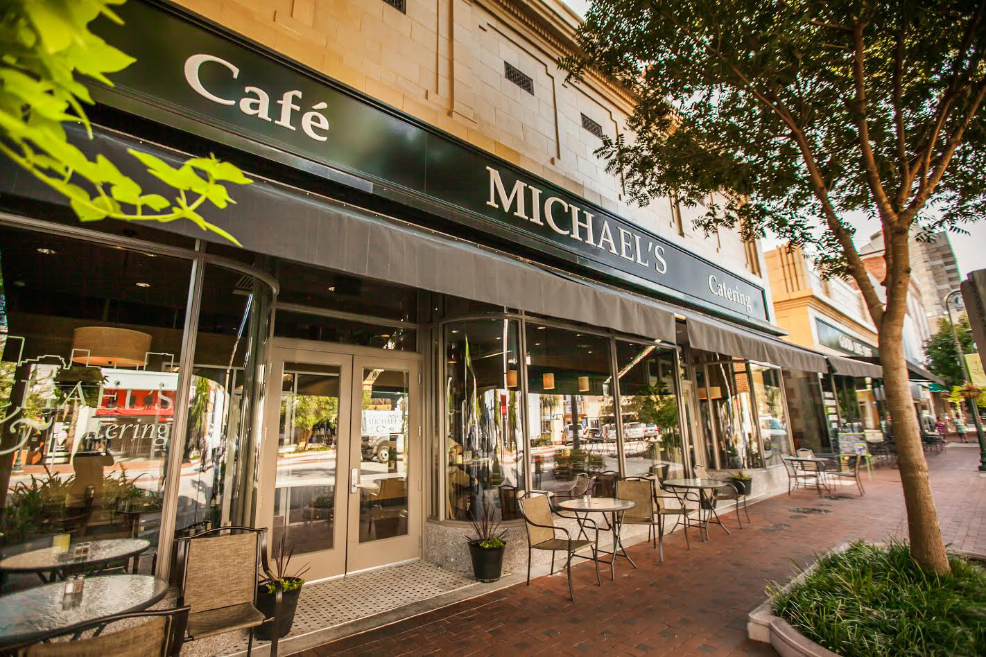 The storefront of Café Michael’s Catering